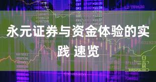 永元证券与资金体验的实践 速览