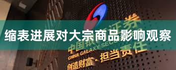 缩表进展对大宗商品影响观察